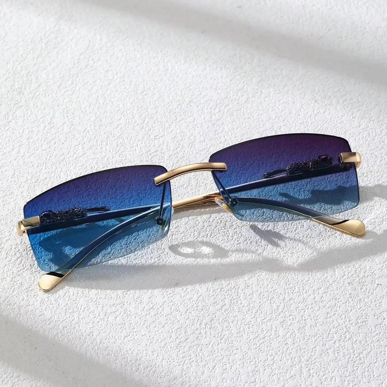 Chic Rimless Square Glasses