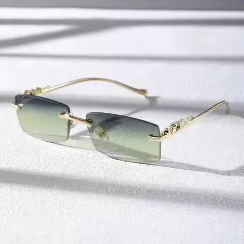 Chic Rimless Square Glasses